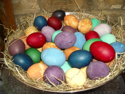 hard boiled easter eggs