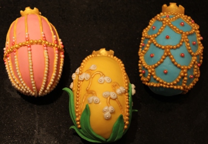 Faberge egg easter cakes